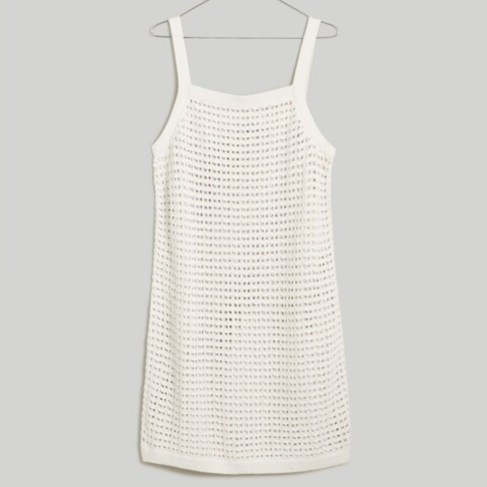Madewell Crochet Cutaway Cover-Up Midi Dress XXS